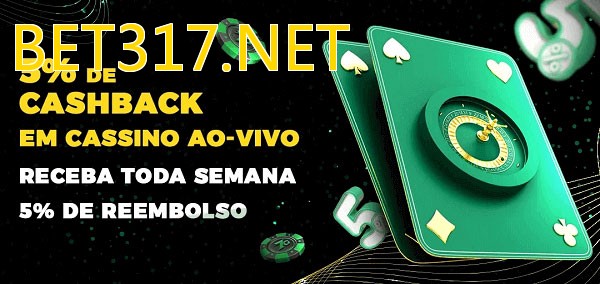 Promoções do cassino ao Vivo BET317.NET